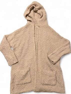 Pale Pink Hooded Cardigan